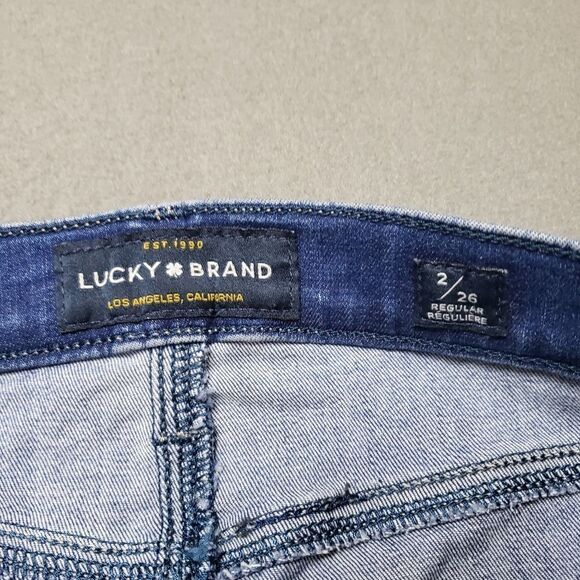 Lucky Brand Brigitte Ankle Length High Rise Skinny Jeans size 2 / 26 *Host Pick* - Picture 7 of 10